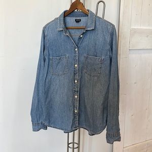 J.CREW Denim Button-Up